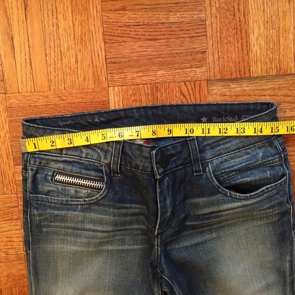 ROCKSTAR Jeans Size 27 Moto Punk - Picture 2 of 8